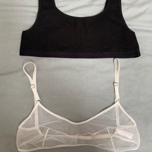 Mary Young Bras - White in S - Black in M